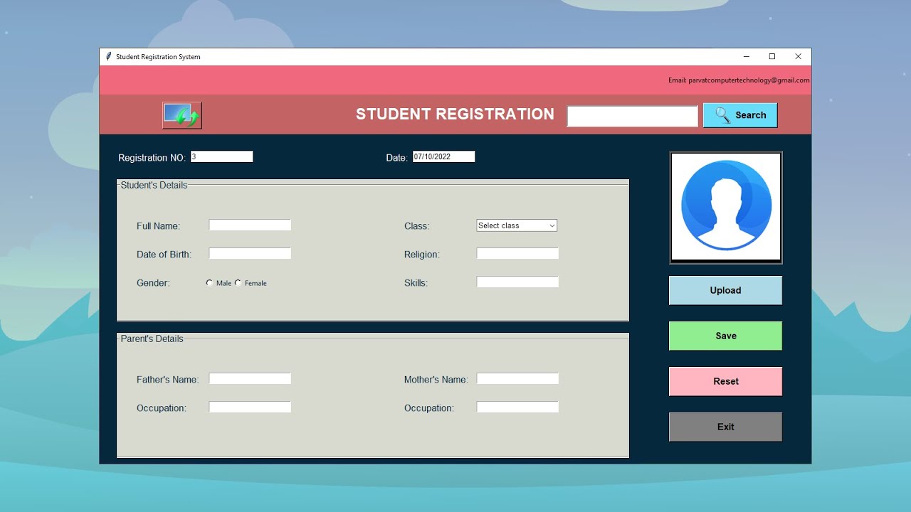 Student registration