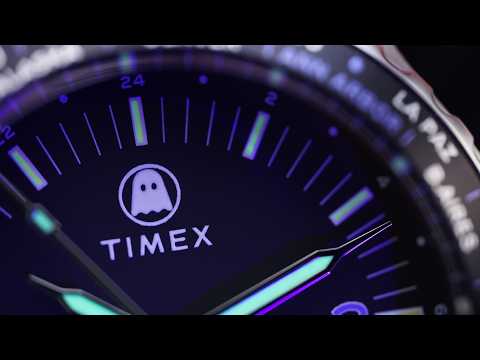 An Affordable 38mm World Time Collaboration from Timex x Ghostly gets the Details Right.