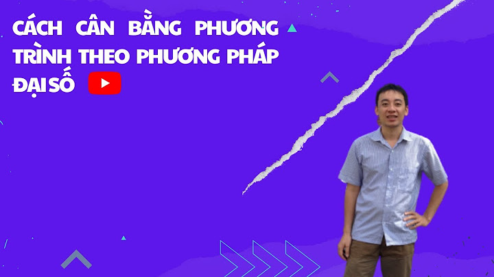 Cân bằng hóa học bằng phương pháp đại số