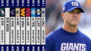 New York Giants 2026 Schedule Release Reaction | Breakdown & Record Prediction!