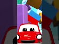 Bouncing Red Car! 🚗✨ Toddler Sensory #shorts #kidsanimation