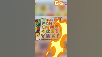 Sort & Learn ABCs with Colors #shorts #colors #abcd