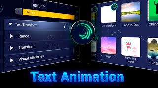 Text Animation Mastery 🔥 All Effects in One Video ( Alight Motion )