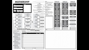 Mothership Player Character Creation Tutorial