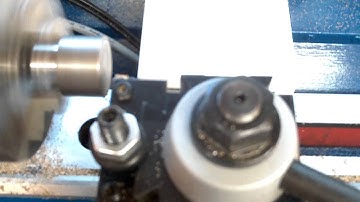 CNC mini lathe first cut