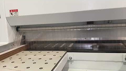 Test video of computer beam saw