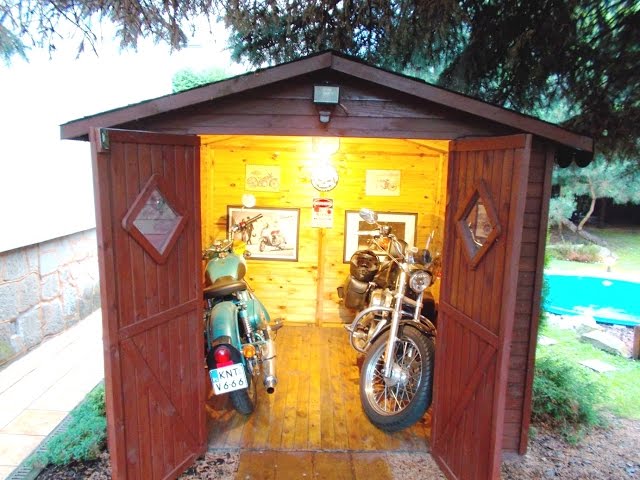 motorcycle sheds