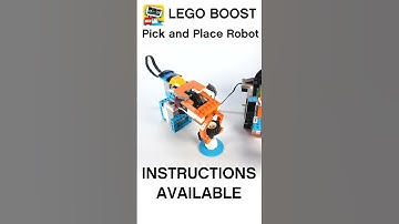 LEGO BOOST pick and place industrial robot arm