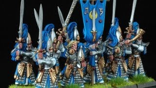 How to paint High Elf Swordmasters from Island of Blood? Warhammer Fantasy Battle painting tutorial