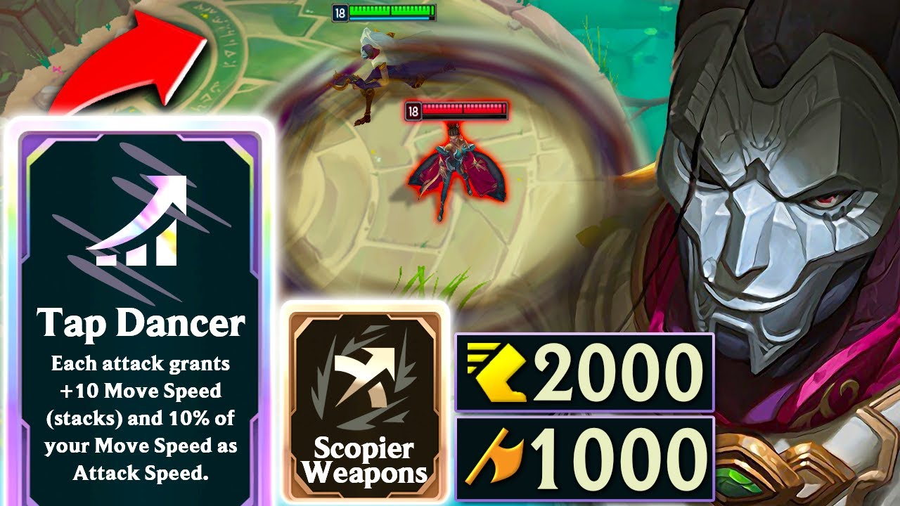 Infinite Movement Speed Jhin Build: Tap Dancer + 900 Attack Range = THE ...