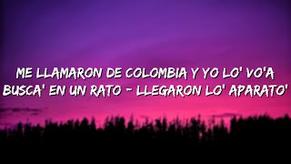 los aparatos el alfa | me llamaron de colombia el alfa - Noriel, trueno