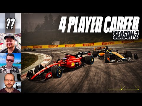 Can we go ONE RACE without Crashing into Gillon? | F1 23 4 Player Career