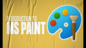 Introduction to Ms Paint, Title Bar, Menu Bar, Ribbon, Status Bar.