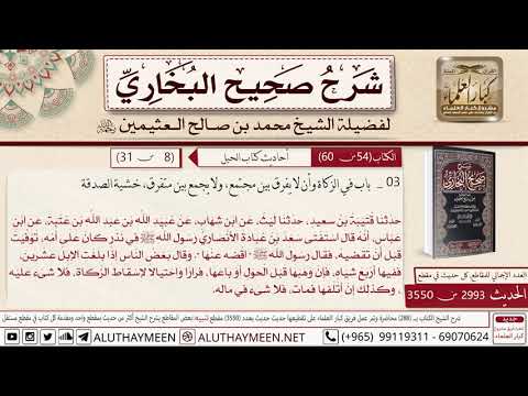 2993 3550 حديث ابن عباس استفتى سعد بن عبادة الأنصاري رسول الله في صحيح البخاري ابن عثيمين