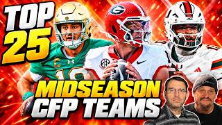 Information New #1  Top 25  plus midseason CFP teams predictions  Guide