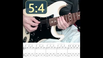 How to play Polyrhythms - Exercise #1 for Guitar (free TABs)