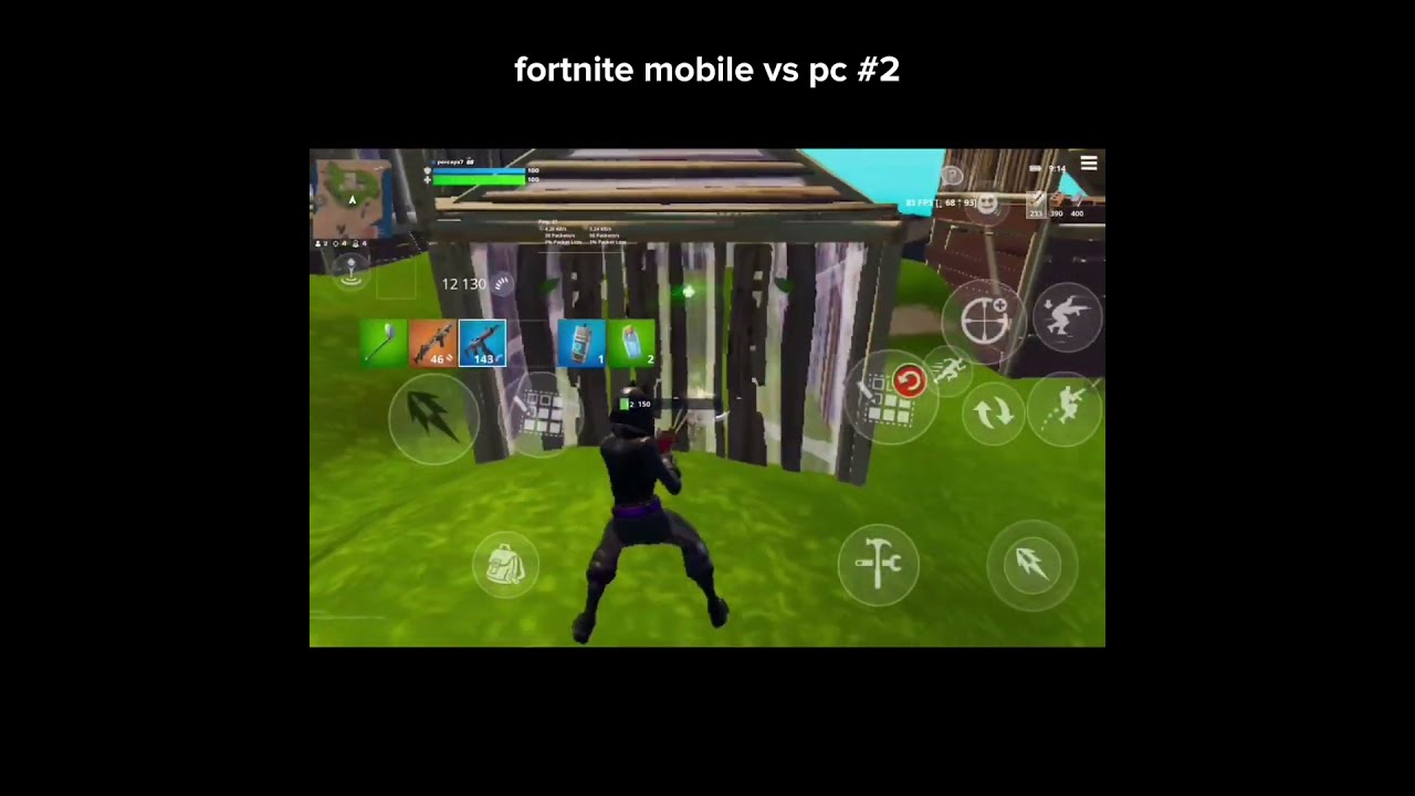 Fortnite Mobile Vs Pc 2