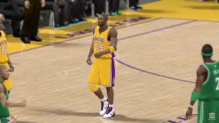 NBA 2K12  LA Lakers vs Boston Celtics (1080p60fps)