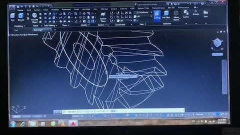 autocad 3D/ vẽ bánh răng dạng xoắn