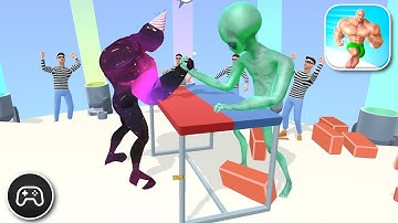 Muscle Rush: Smash Running - Gameplay Walkthrough Part 11 - Games Level 71-75 (iPad Gameplay HD)