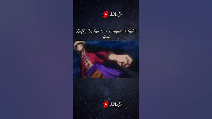 CONQUERORS HAKI CLASH  | Luffy vs kaido #shorts #viral #video #onepiece #luffy #fyp #2022
