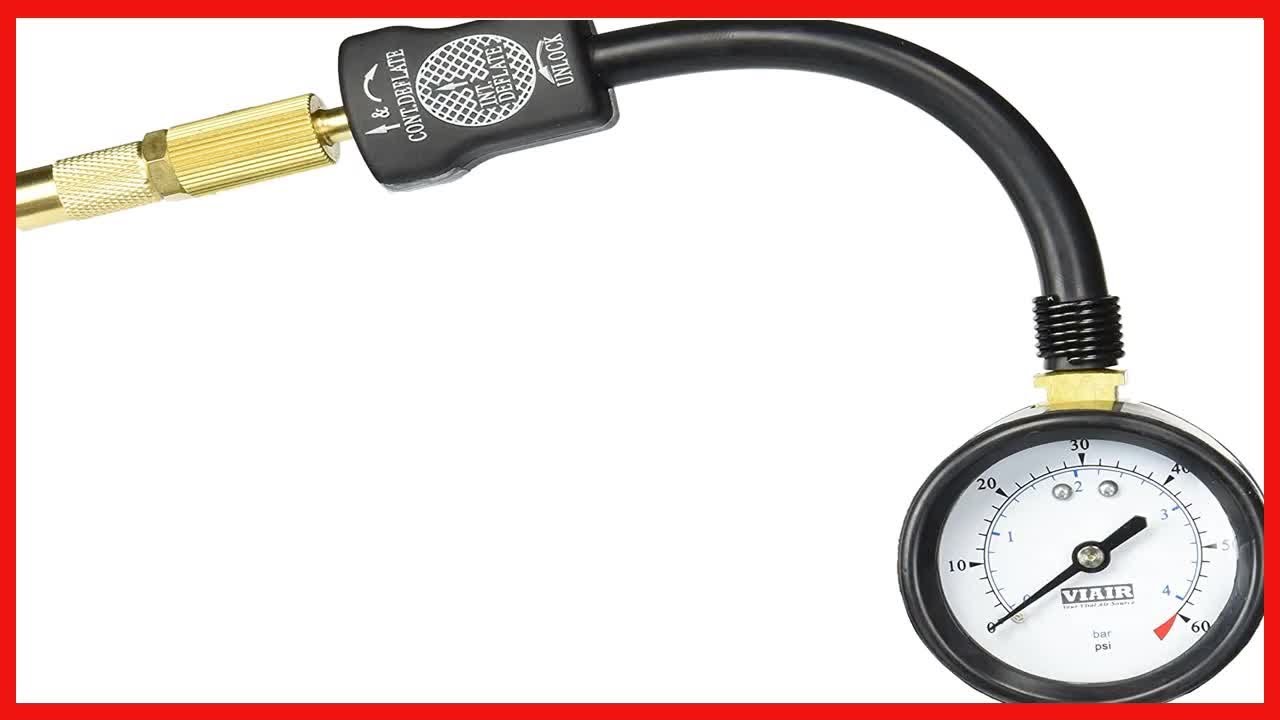 VIAIR 00032 Air Down Gauge, Black - YouTube
