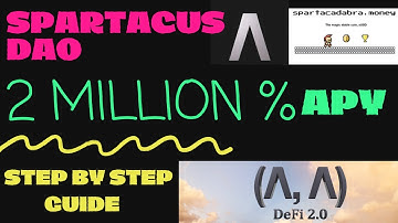 2 MILLION % APY | OHM Fork on FANTOM SpartacusDAO | Similar to Wonderland!🚨 AIRDROP OPPORTUNITY 🚨