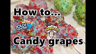 how to make candy grapes | crack grapes