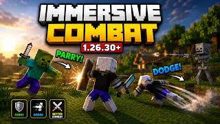 🔥 NEW Immersive Combat Addon for Minecraft PE 1.26.30+ ⚔️ (Parry, Dodge & More!) screenshot 2
