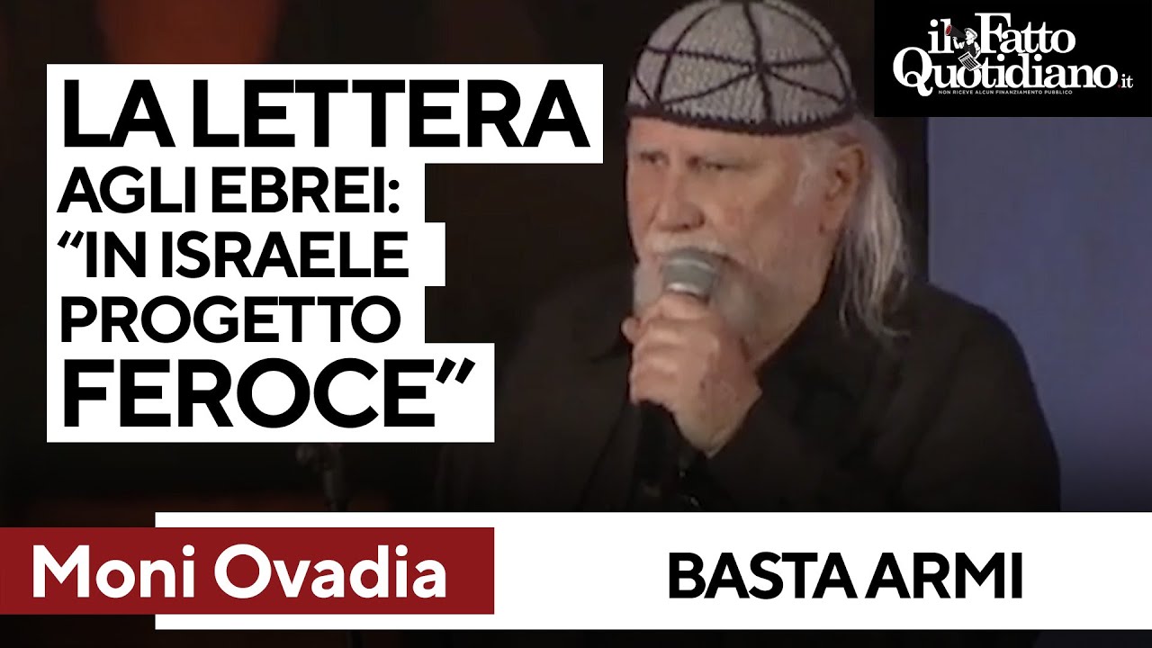 Moni Ovadia e la sua lettera agli ebrei: 