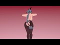 Thicc Arlecchino gomi gomi gomi 3D animation #genshinimpact 【Genshin Impact MMD/4k/60fps】💖