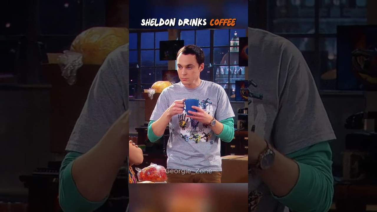 Sheldon Drinks Coffee... 😱