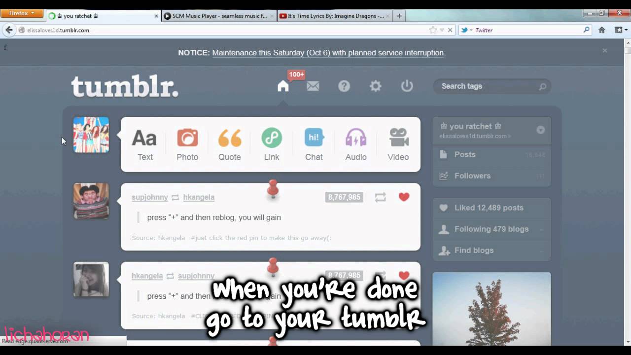 music themes player tumblr tumblr using music to to Music how your add SCM Player