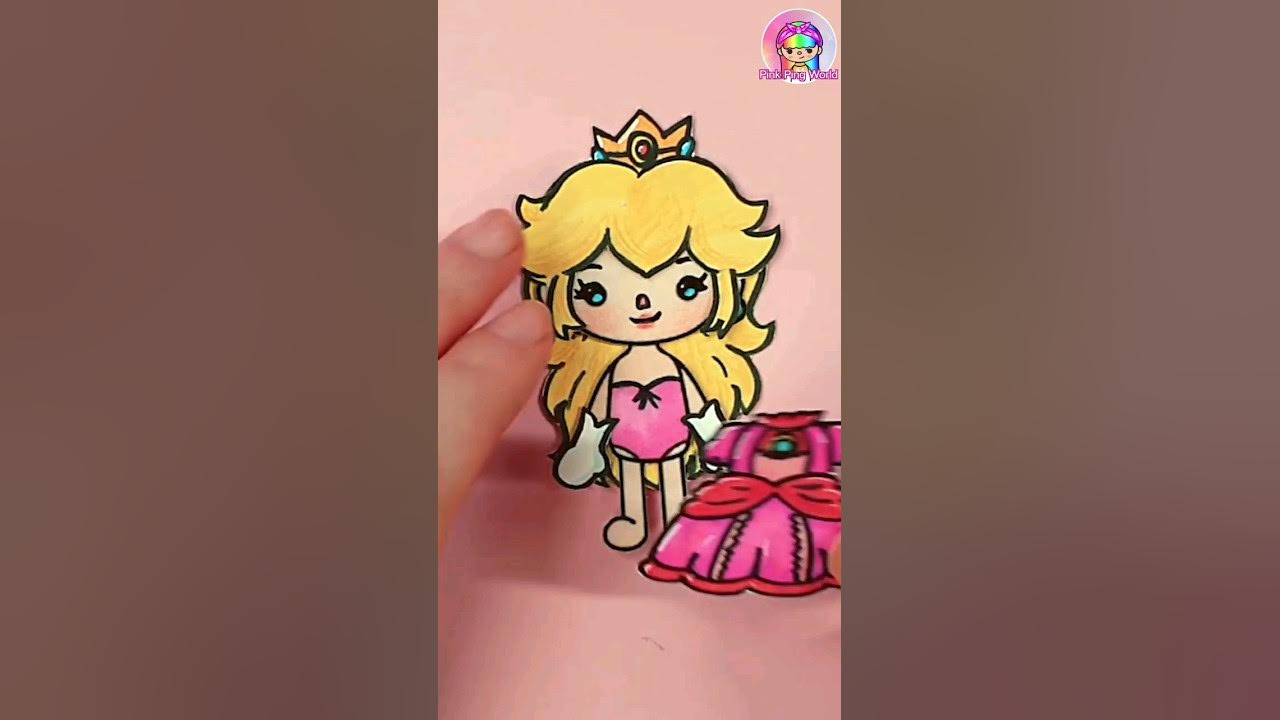 Princess peach in toca boca