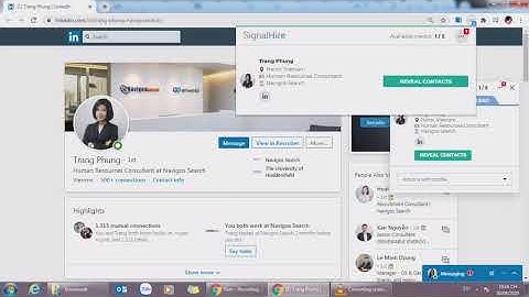 How to use SignalHire in Linkedin