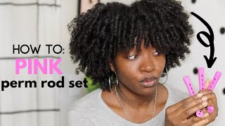 How To: Perm Rod Set on Type 4 Hair | Natural Hair