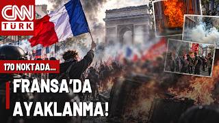 Fransa'da Sokaklar Karıştı! Öğrencilerden Hükümete Protesto: 170 Noktada Eylem Var