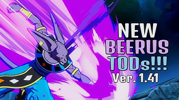 NEW Beerus Orb TOD Combos!! DBFZ 1.41 Patch 