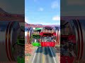 Beamng drive crashes chained Hydraulic vs car part 