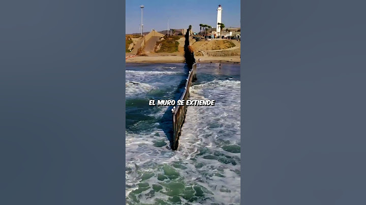 🟥🌎 ¿Puedes nadar alrededor del muro fronterizo entre Estados Unidos y México?