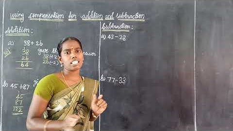 USING COMPENSATION OF ADDITION AND SUBTRACTION Oxford Class 5 Mathematics