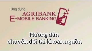 Chuyển đổi tài khoản nguồn trên Agribank E-Mobile Banking screenshot 3