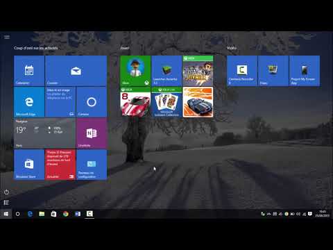 Comment retrouver l écran d accueil dans Windows 10