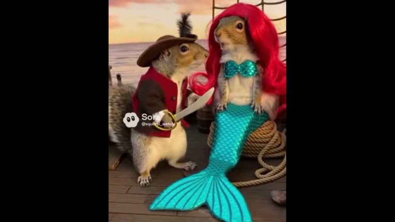 Captain Jack Squirrel fallin in love