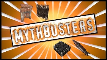 Rust Academy: MYTHBUSTERS #1 (ROCKETS, WALLS, & EXPLOSIVE AMMO)