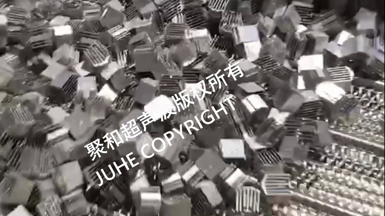 JUHE conveyor washer for aluminum precision hardware  degreasing & metal chips removal cleaning