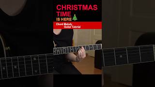 CHRISTMAS TIME IS HERE - Chord Melody Jazz Guitar Tutorial #shorts