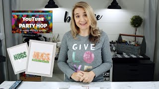 Sara Scraps Five Year Anniversary YouTube Party Hop Card Video