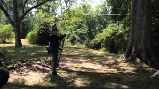 Flintlock Musket Demonstration. (War of 1812)