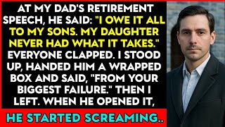 My Dad Humilated Me At His Retirement Speech, So I Had A Little Surprise For Him...
